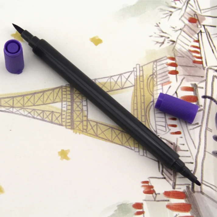 Professional marker pens for detailed artwork and designs