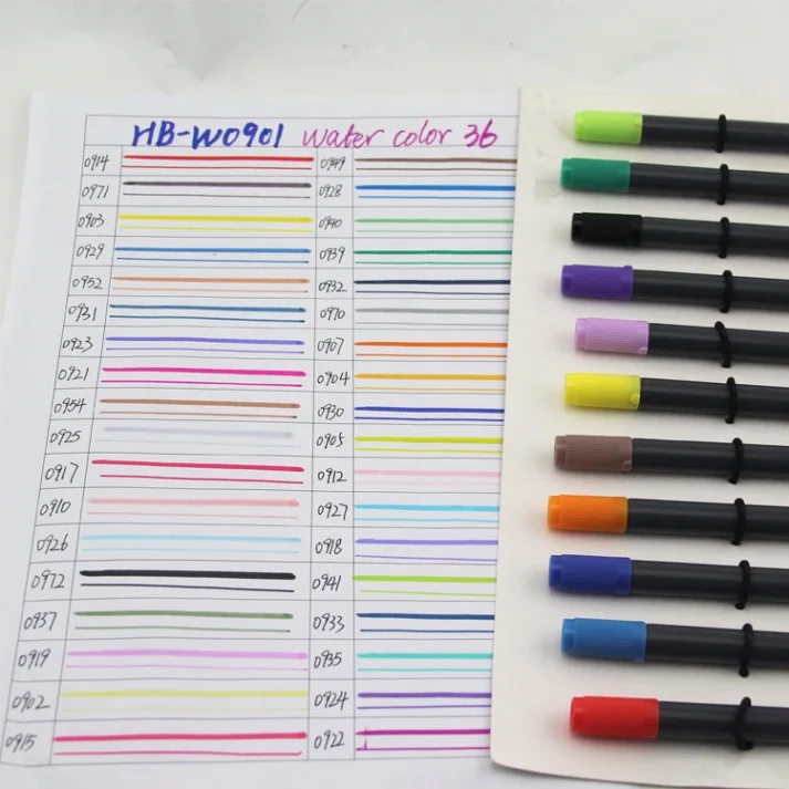 Pack of creative markers for artistic projects