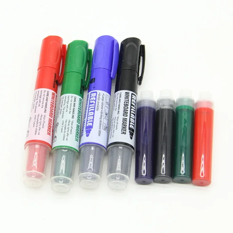 Assorted markers in different colors