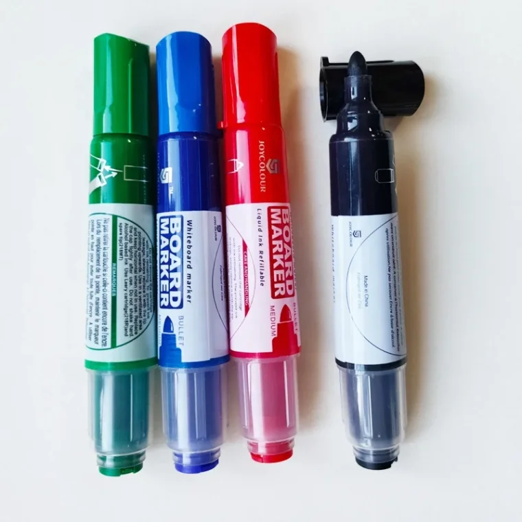 Set of colorful marker pens for art and design