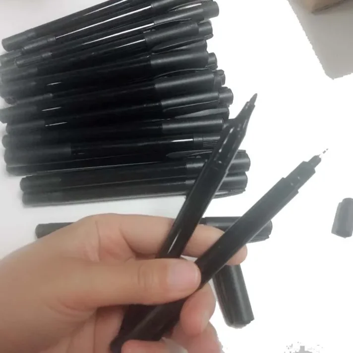 A set of colorful marker pens for artistic and office use