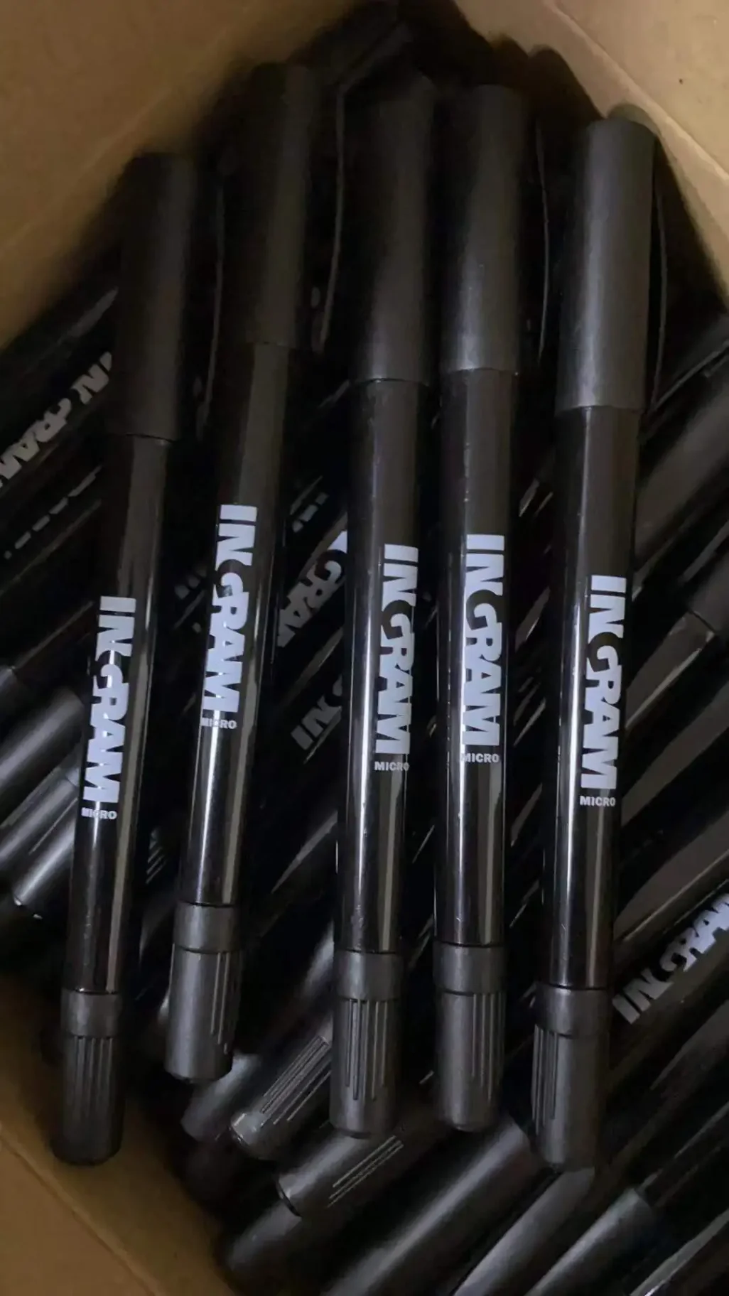 A creative collection of marker pens for art enthusiasts