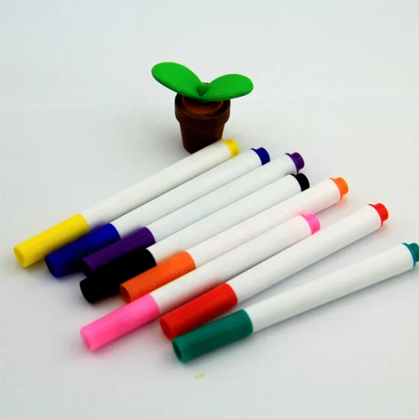 A collection of marker pens displayed together.