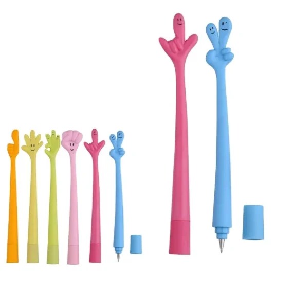 Set of colorful marker pen designs for creative use.