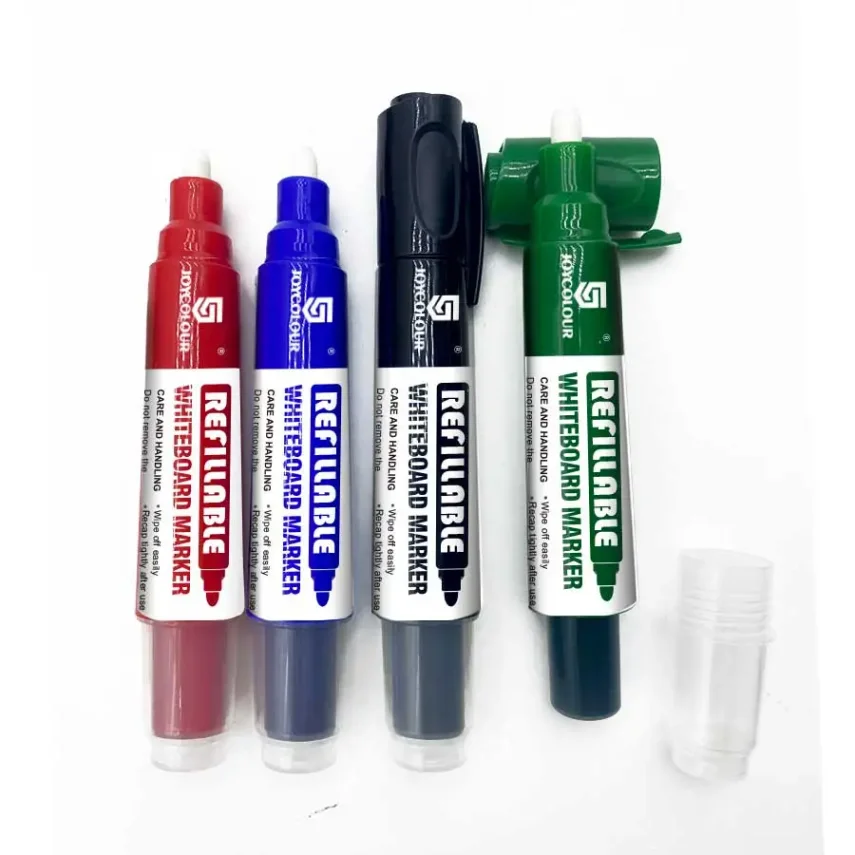 Showcase of marker pens highlighting their vibrant ink quality.