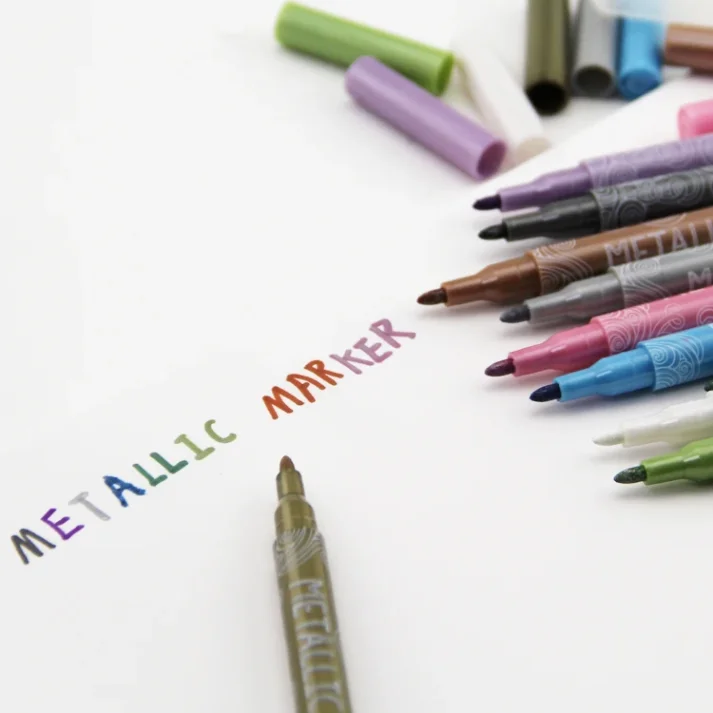 High-quality marker set for vibrant and precise coloring.