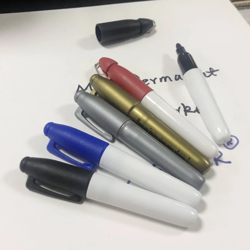 A colorful set of markers for art and design work