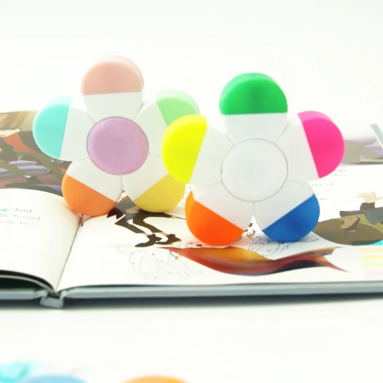 Selection of artist markers for fine art creation.