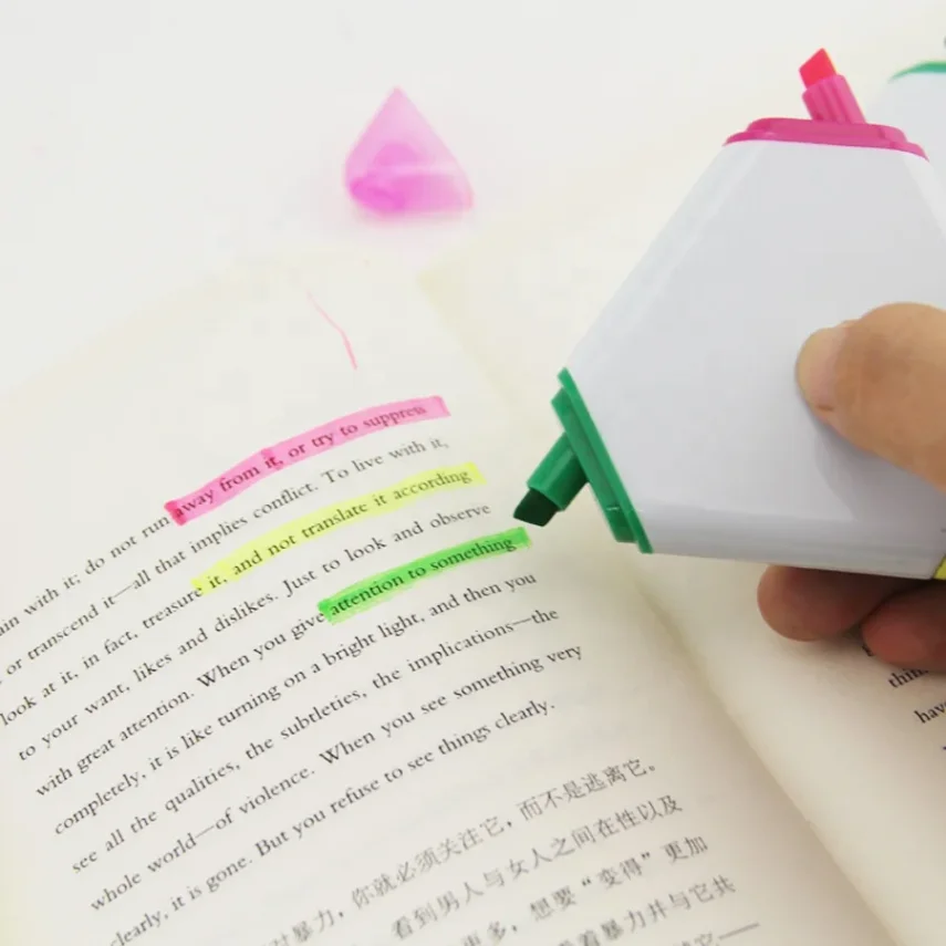 Marker pens as creative tools for drawing