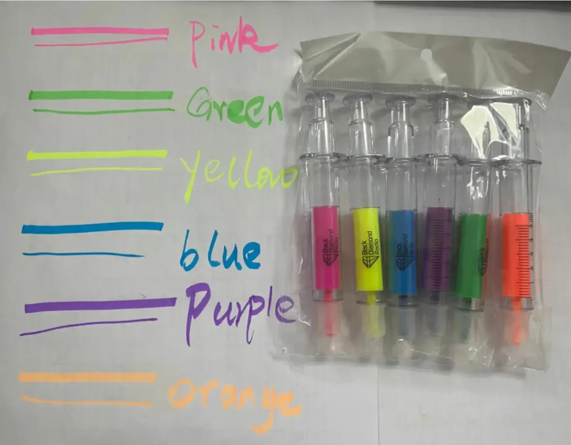 Fine tip marker pens for detailed work