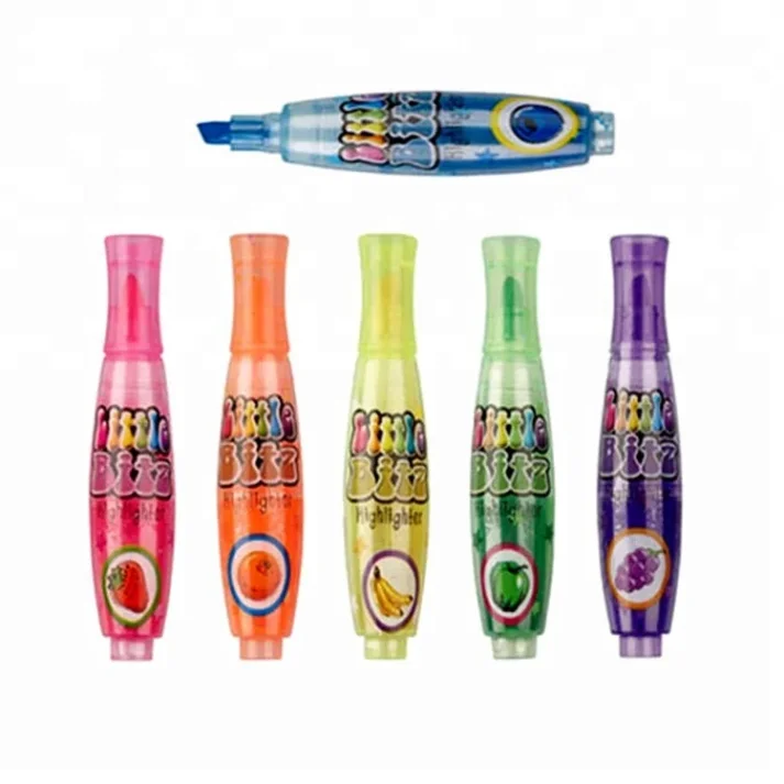 Set of colorful marker pens for artistic and office use.