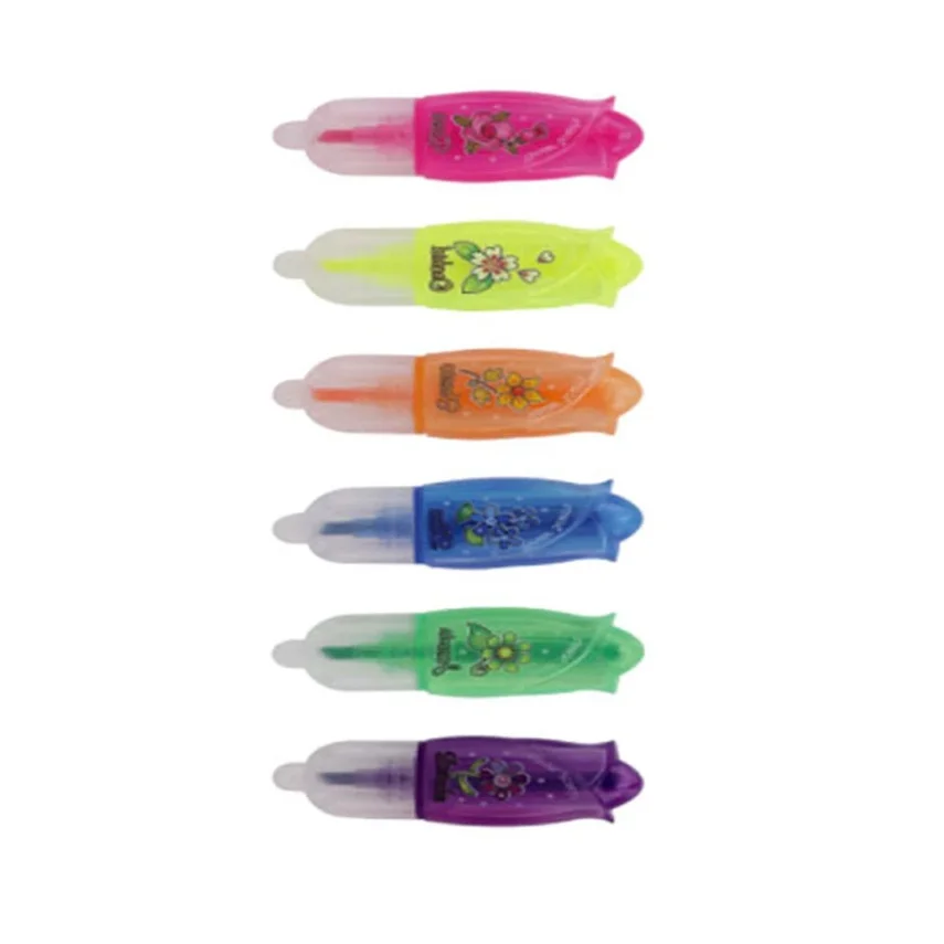 Fabric markers for drawing and designing on textiles.