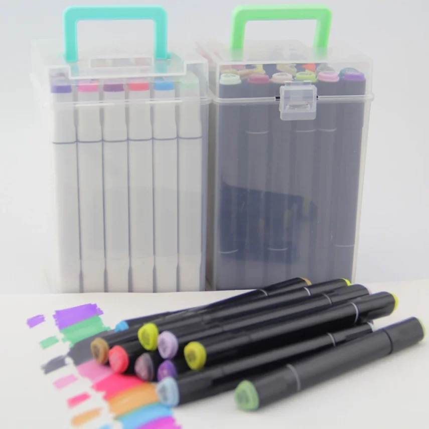 Pack of high-quality markers for art and design