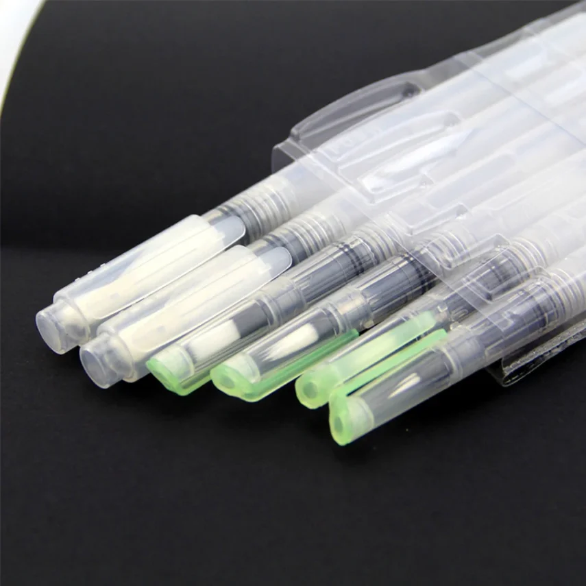High-quality marker pens and design tools on a white background