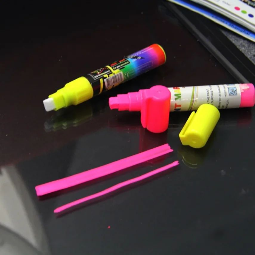 Assortment of marker pens for artists