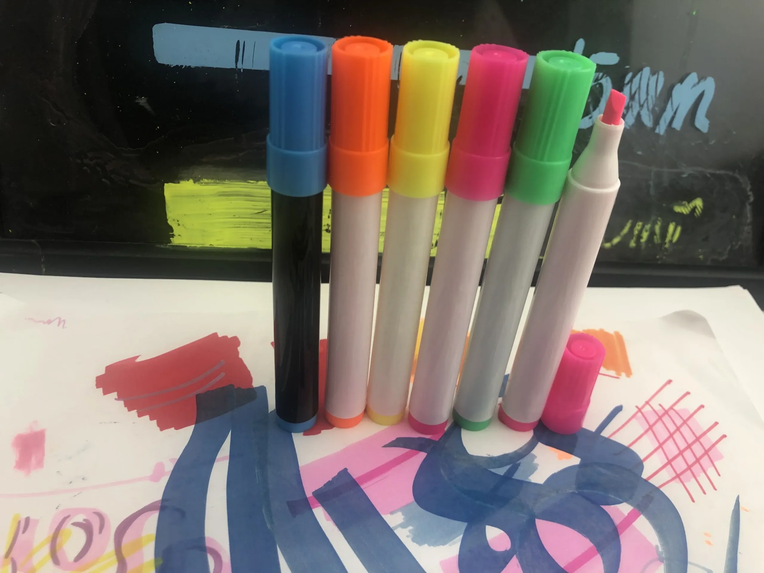 Professional-grade marker set for detailed work.