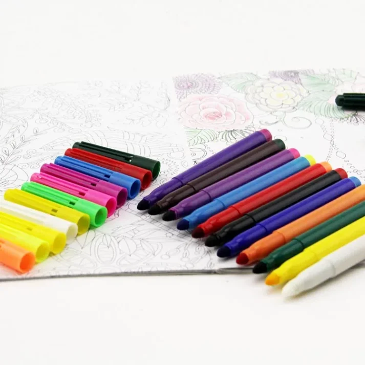 Sleek and attractive packaging design for marker products.