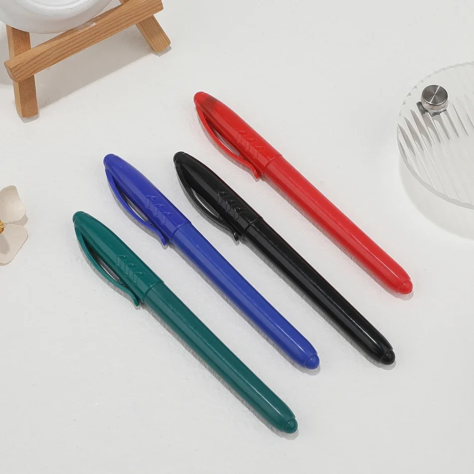 A complete set of art supplies including marker pens