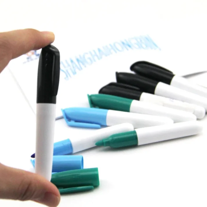 Collection of marker pens in various colors.