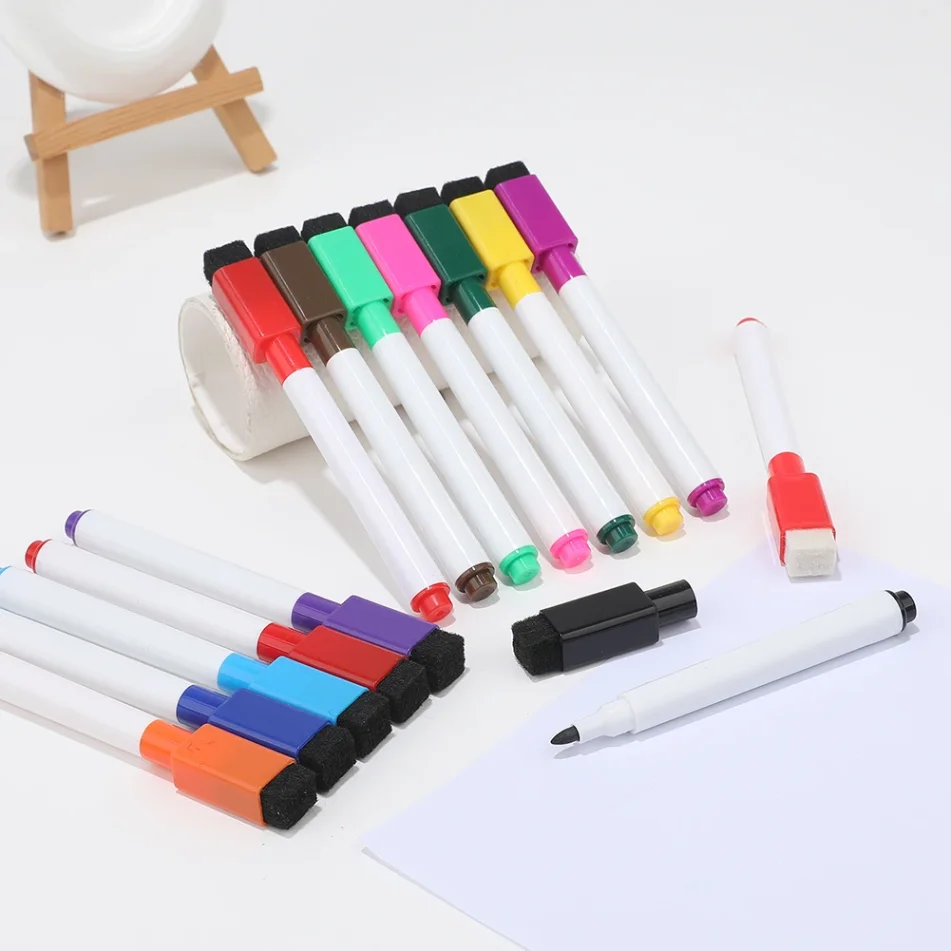 Variety of marker pens for different applications.