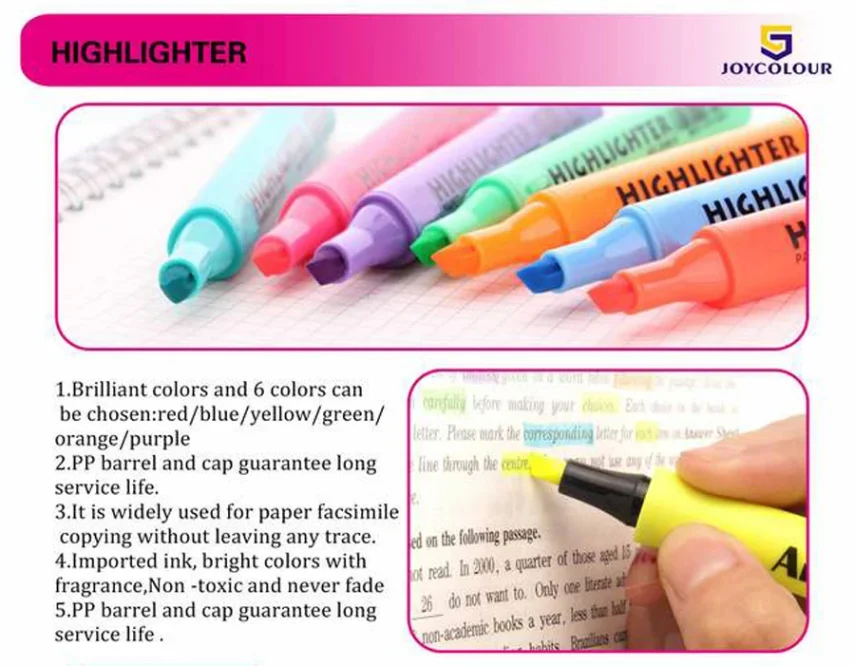 Creative marker pens for vibrant artwork