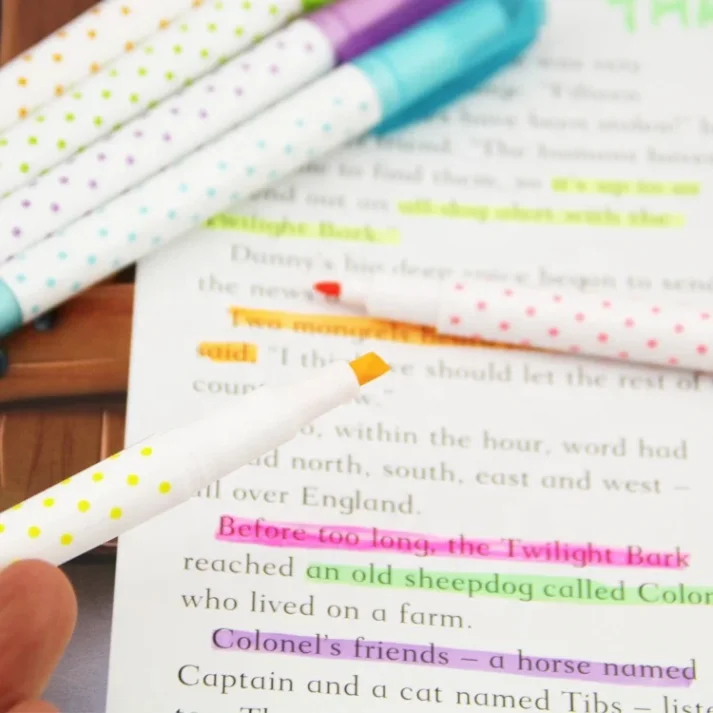 Assortment of marker pens for various uses.