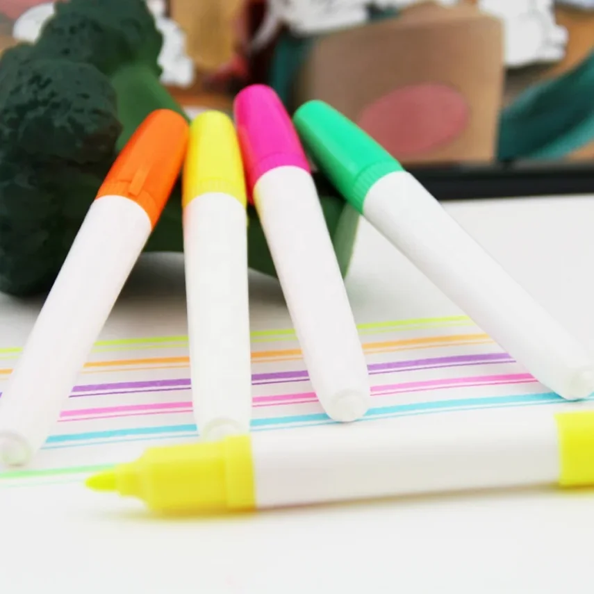 Set of design marker pens for precision work.