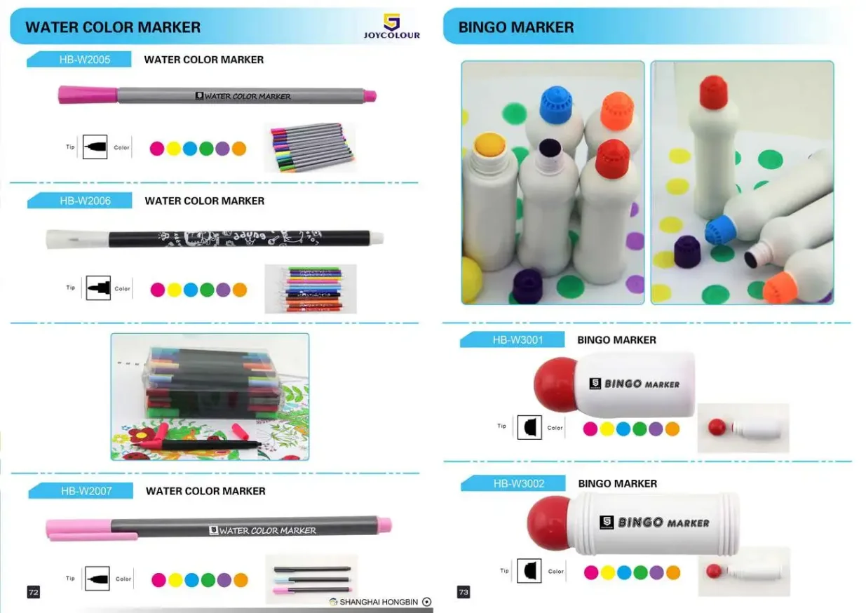 Marker pen used in art and design projects.