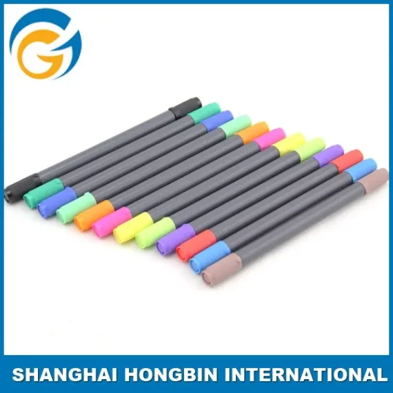Pack of sketch markers for drawing and design
