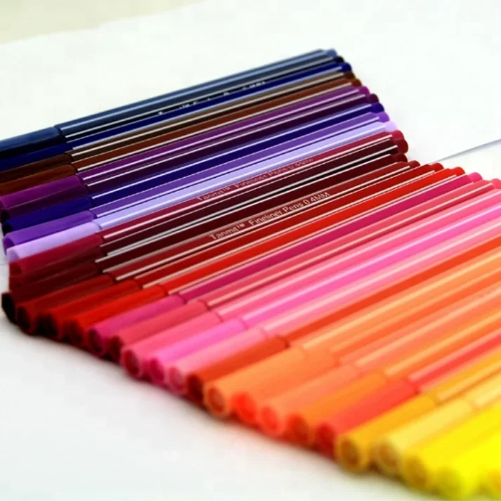 Professional art markers for detailed illustrations.