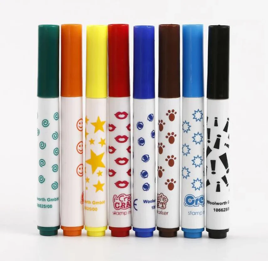 Assorted colors marker pen set for art and design