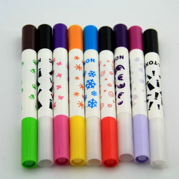 Creative markers set for sketching and drawing