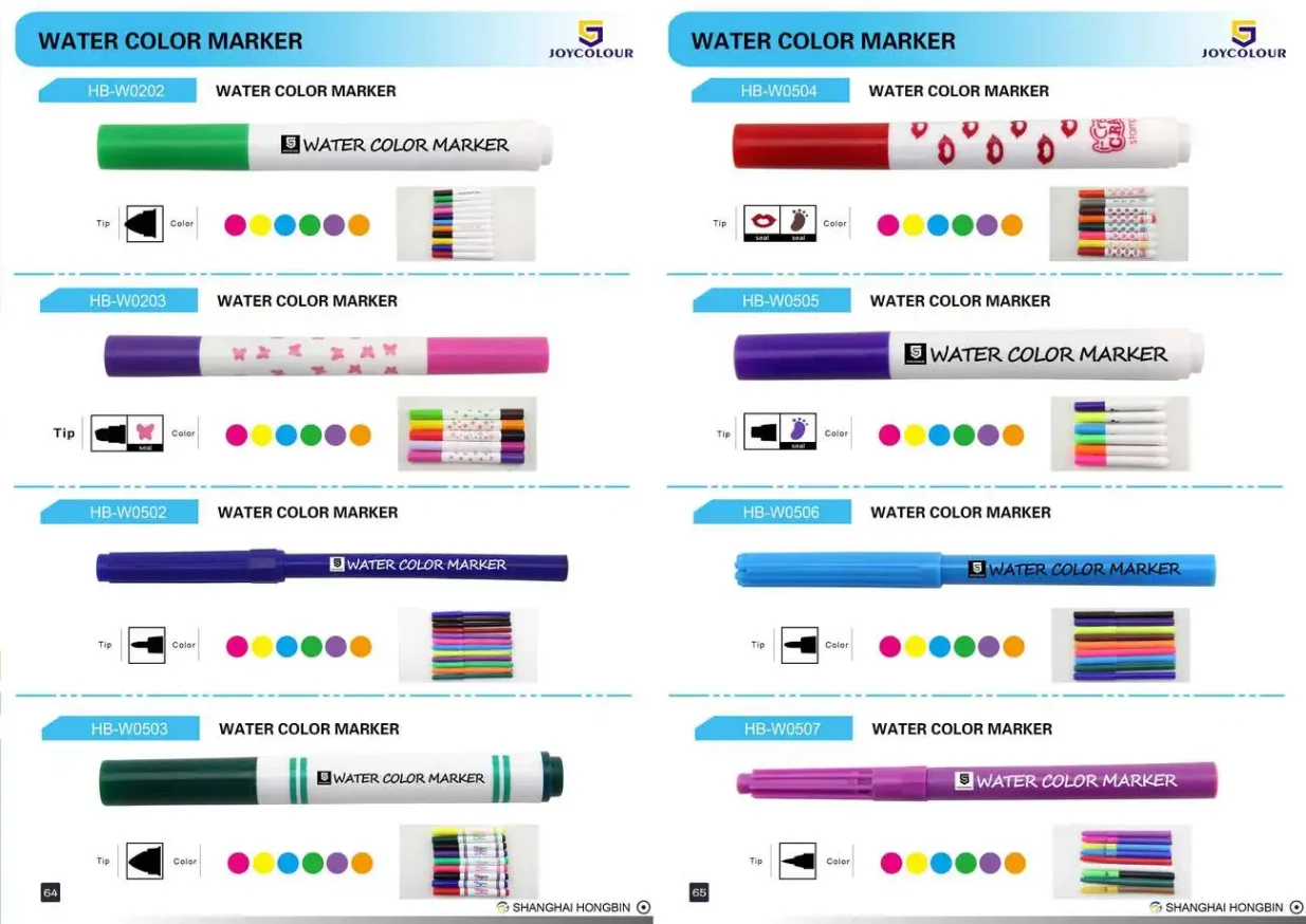 Variety pack of marker pens for diverse artistic needs
