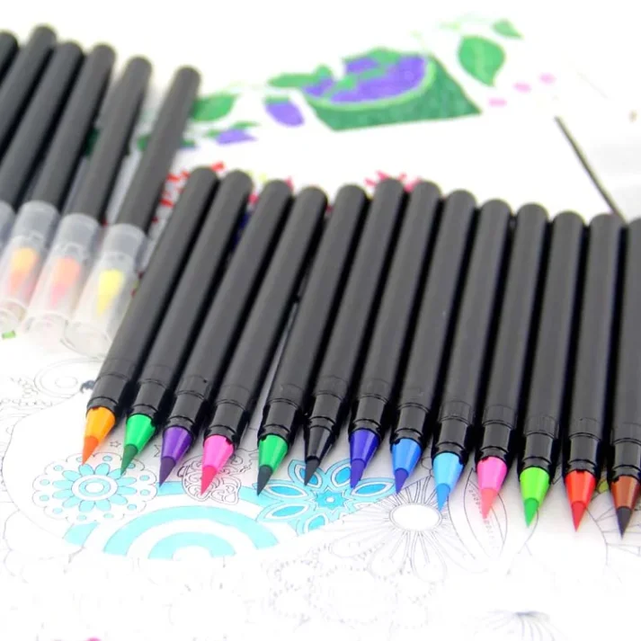 Professional marker pens for artistic and detailed work