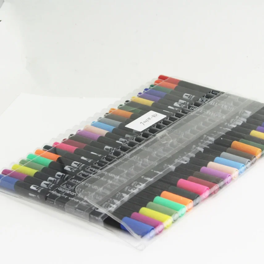 A vibrant set of colorful markers for art and design