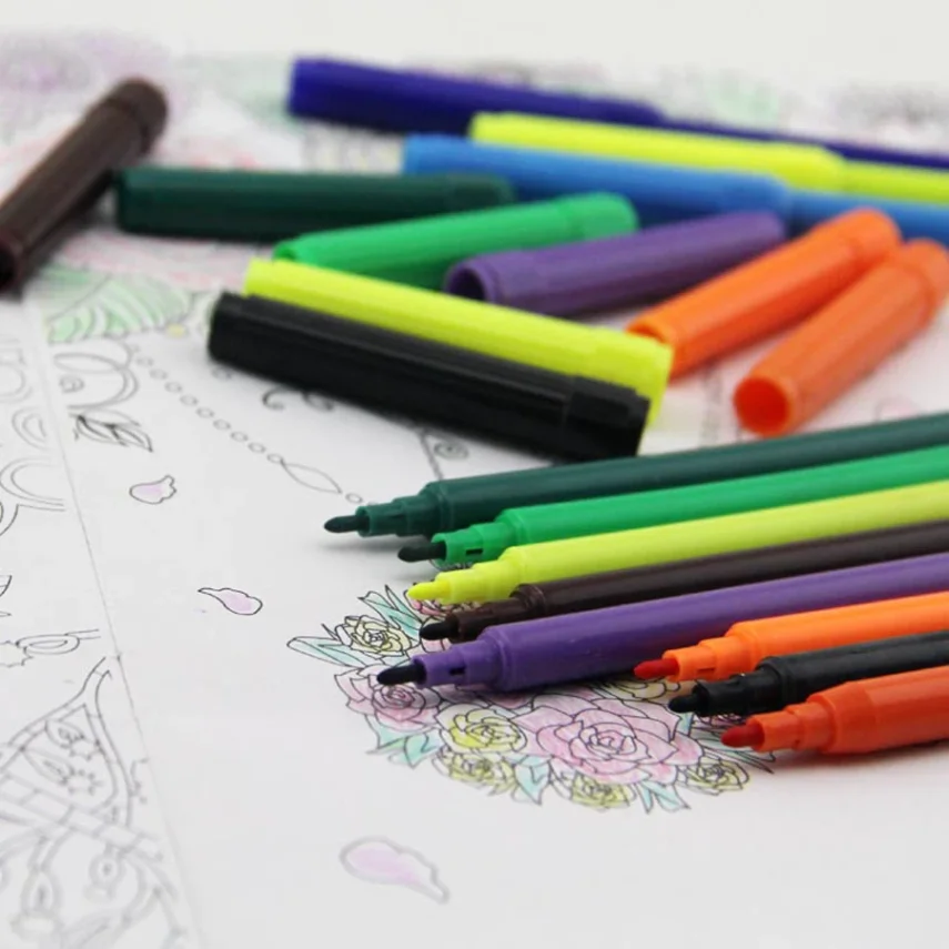 Creative marker pens ideal for sketching and drawing