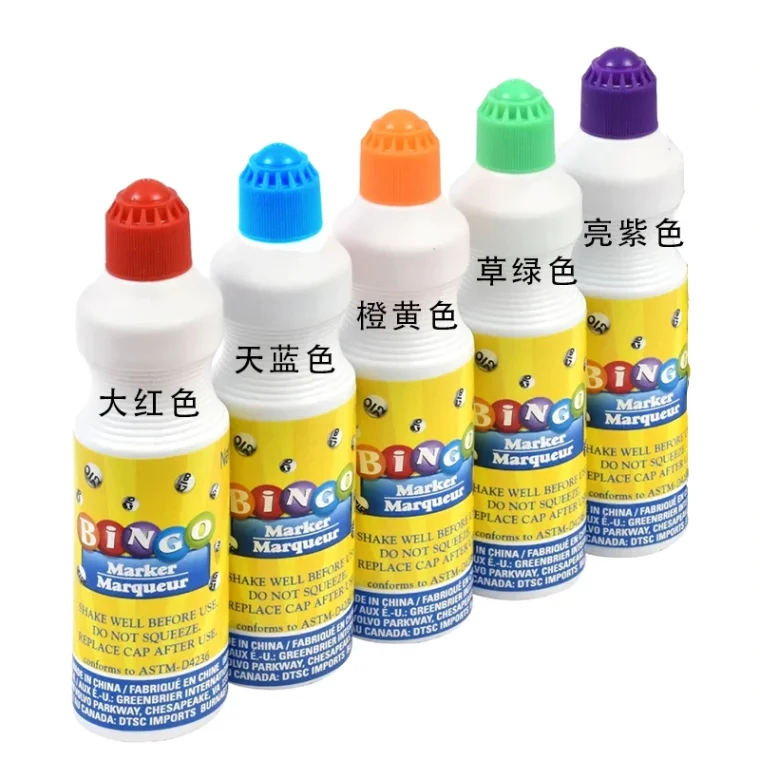A set of colorful marker pens for design and creative work