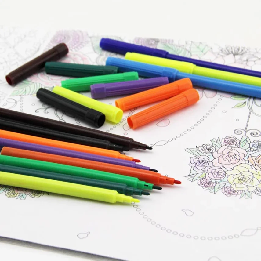 Marker pen being used for drawing and sketching