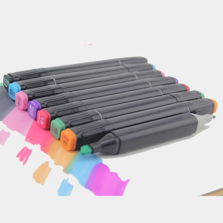 Marker pens ideal for sketching and drawing