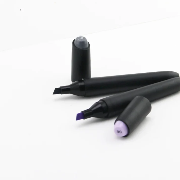 Bundle of creative markers for art projects