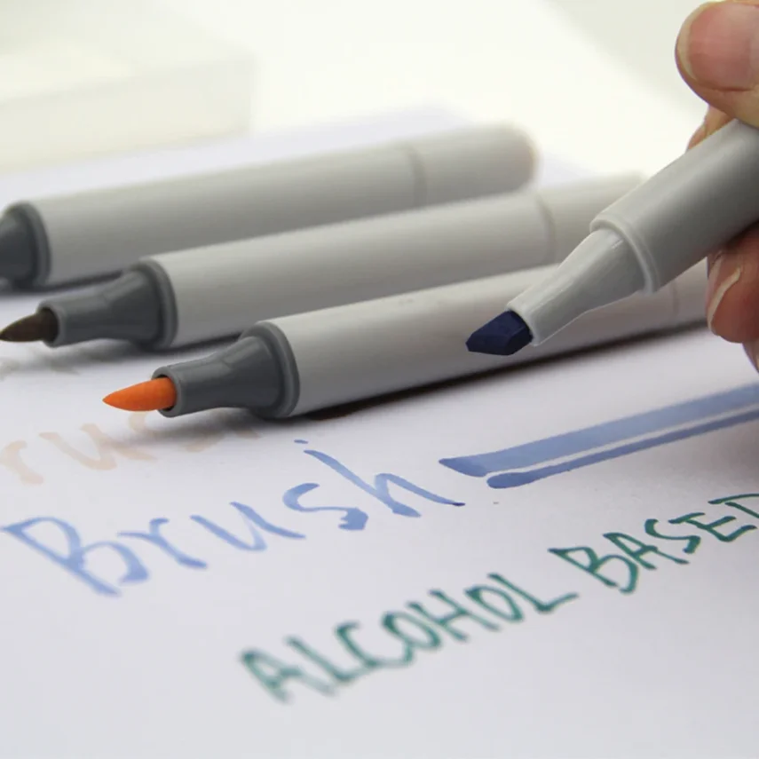 Art supplies including a variety of markers
