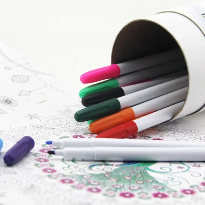 Marker pens as versatile art supplies for sketching