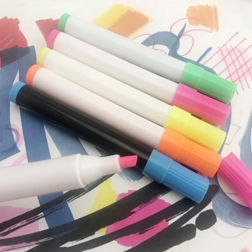 Creative layout showcasing marker applications.