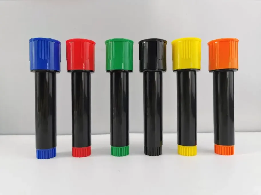 High-quality marker pens and design tools on a white background