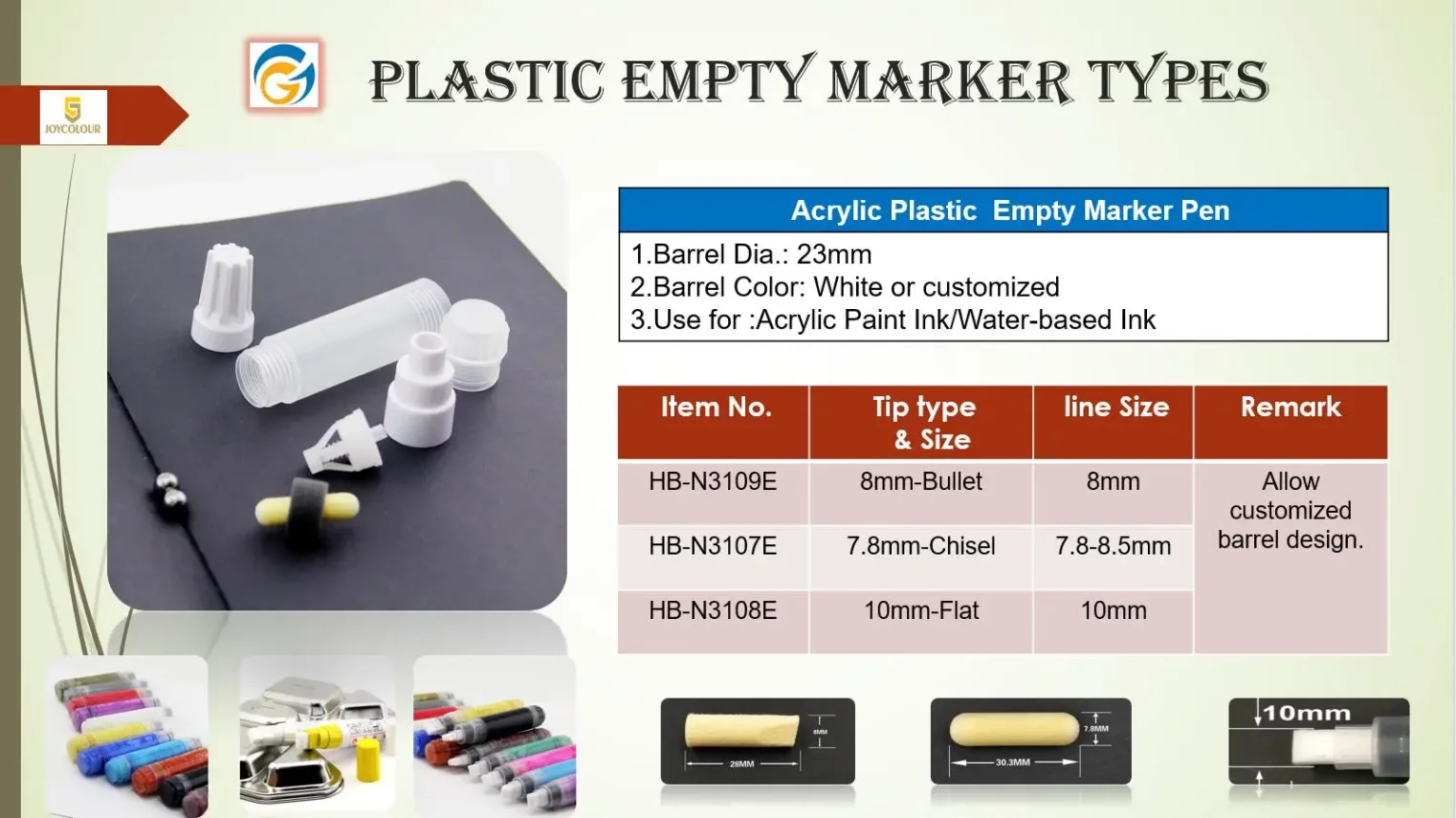 A professional marker kit for designers and artists
