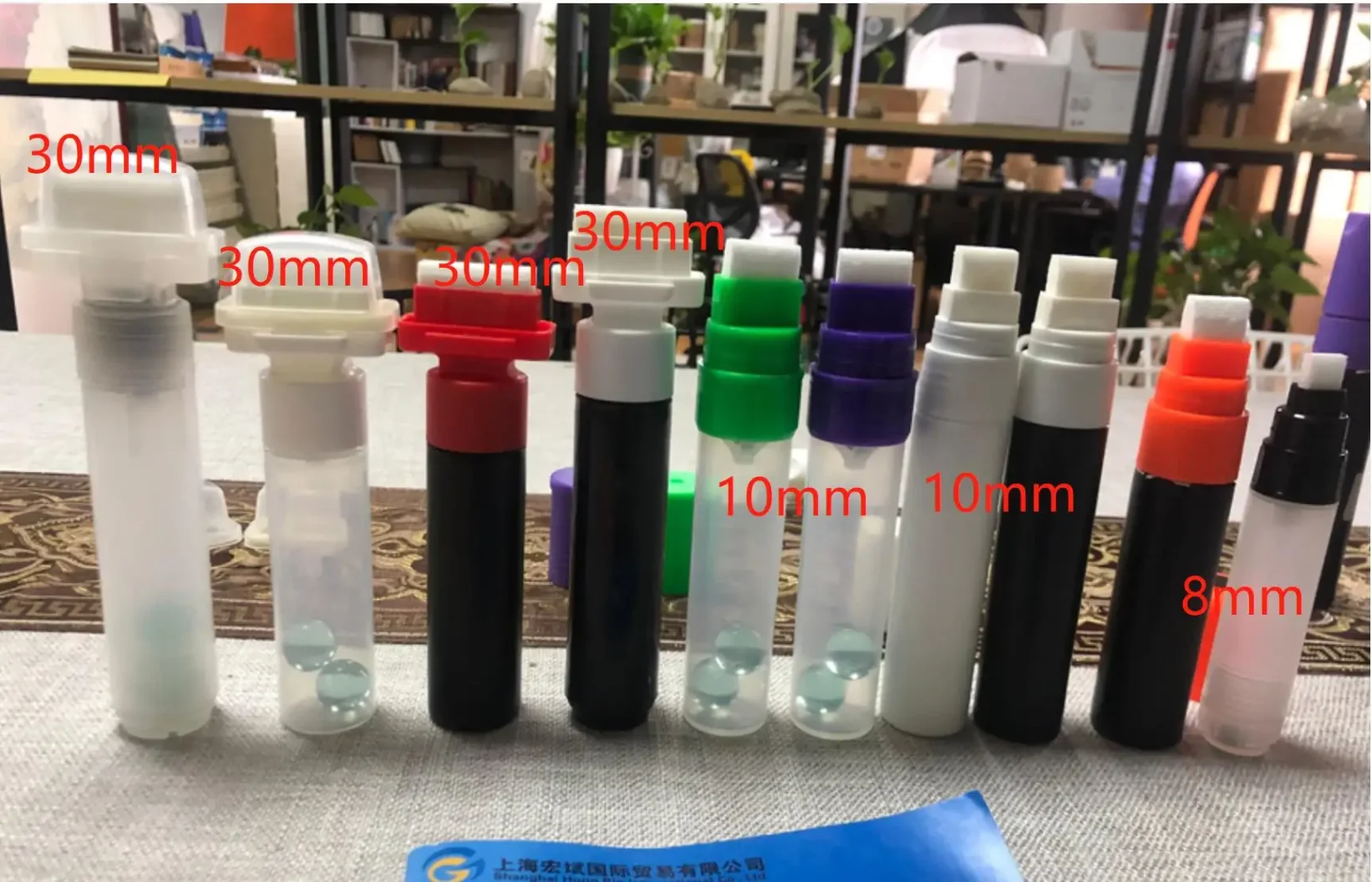Collection of creative markers for vibrant artwork