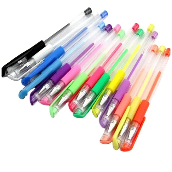 Selection of artist markers for fine art creation.