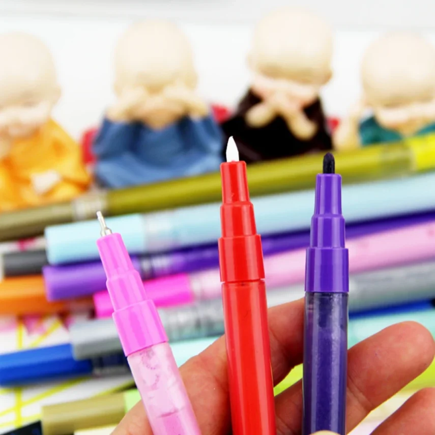 Creative design using colorful markers