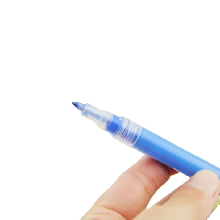 Set of colorful marker pen designs for creative projects.