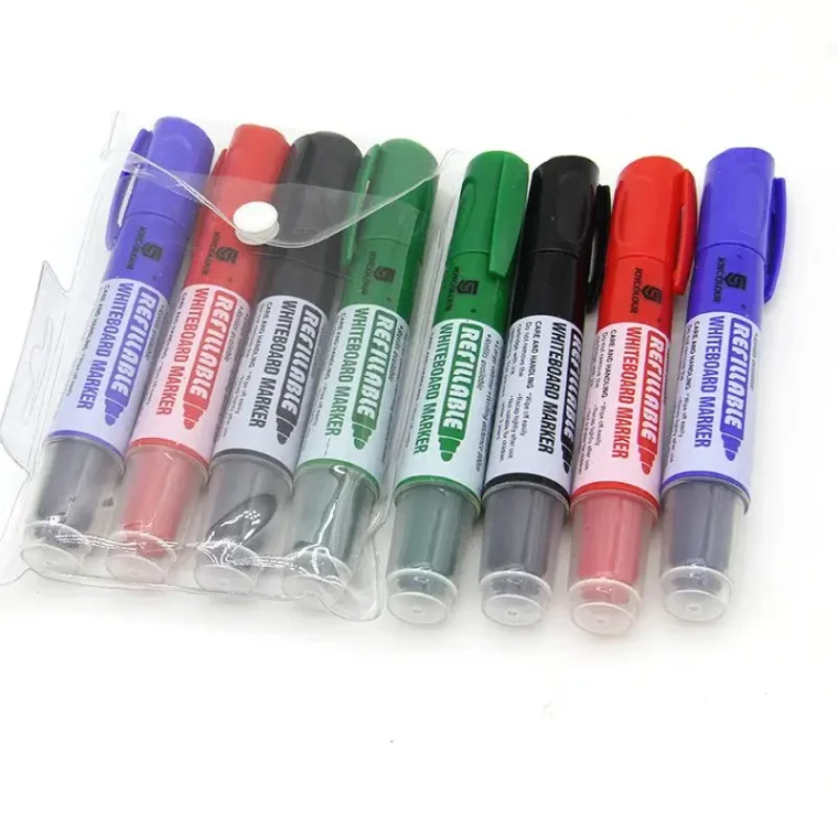 Vivid colors of marker pens for vibrant artwork